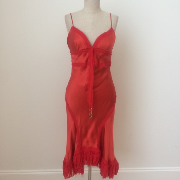 Roberto Cavalli Dresses & Skirts - Roberto Cavalli Silk “String” Dress